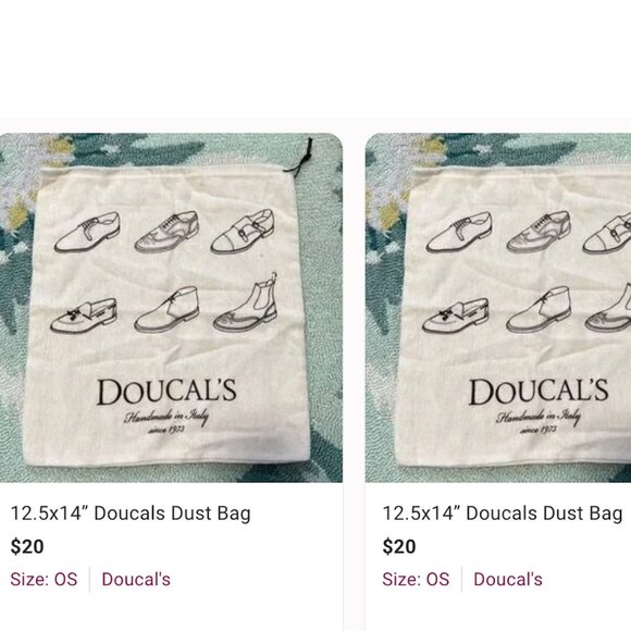 DOUCAL'S "Final Markdown" CLERGERIE Pari, BADGLEY MISCHKA Dust Bags Set of 3 - Picture 9 of 11